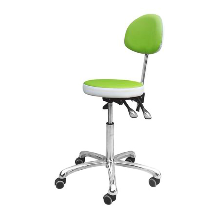 כיסא מטפל עם משענת ירוק